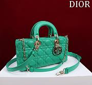 Fortok Dior Lady D-Joy Bag Green M054035 26x13.5x5cm - 5