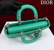 Fortok Dior Lady D-Joy Bag Green M054035 26x13.5x5cm - 4