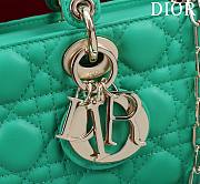 Fortok Dior Lady D-Joy Bag Green M054035 26x13.5x5cm - 2