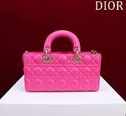 Fortok Dior Lady D-Joy Bag Pink M054035 26x13.5x5cm - 6