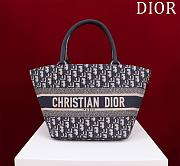 Fortok Dior Classic Presbyopic Blue Tote Bag 26x12x23cm - 1