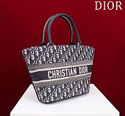 Fortok Dior Classic Presbyopic Blue Tote Bag 26x12x23cm - 3