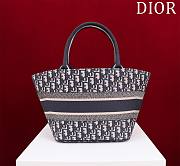 Fortok Dior Classic Presbyopic Blue Tote Bag 26x12x23cm - 4