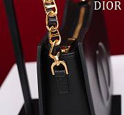 Fortok Dior CD Signature Hobo Mini Bag Black 23.5x14.5x6cm - 5