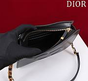 Fortok Dior CD Signature Hobo Mini Bag Black 23.5x14.5x6cm - 3