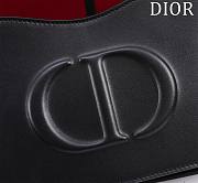 Fortok Dior CD Signature Hobo Mini Bag Black 23.5x14.5x6cm - 2