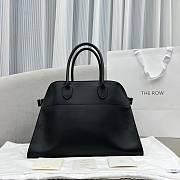 Fortok The Row Margaux 15 Black Leather Tote Bag 38.5x16x30cm - 1