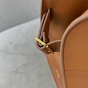 Fortok The Row Margaux 15 Brown Leather Tote Bag 38.5x16x30cm - 6