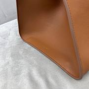 Fortok The Row Margaux 15 Brown Leather Tote Bag 38.5x16x30cm - 3