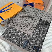 Fortok Louis Vuitton Grey Scraf 30x180cm - 2