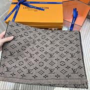 Fortok Louis Vuitton Grey Scraf 30x180cm - 5