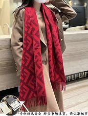 Fortok Fendi Red Scarf 45x200cm - 1