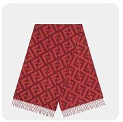 Fortok Fendi Red Scarf 45x200cm - 6