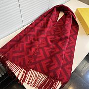 Fortok Fendi Red Scarf 45x200cm - 4
