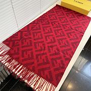 Fortok Fendi Red Scarf 45x200cm - 2