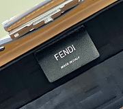 Fortok Fendi Baguette Trunk Bag in Brown 8369 19×4×11cm - 6