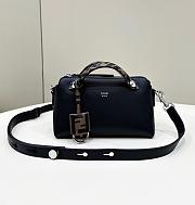 Fortok Fendi Black By The Way Mini Boston Leather Bag 20cm - 1