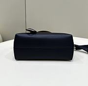 Fortok Fendi Black By The Way Mini Boston Leather Bag 20cm - 6
