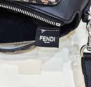 Fortok Fendi Black By The Way Mini Boston Leather Bag 20cm - 5