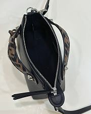Fortok Fendi Black By The Way Mini Boston Leather Bag 20cm - 3