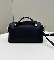Fortok Fendi Black By The Way Mini Boston Leather Bag 20cm - 4