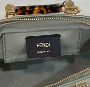 Fortok Fendi Iconic By the way Boston Bag in Light Green 8612 17x8x12cm - 6