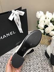 Fortok Chanel White Boots With Camellia - 4