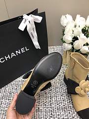 Fortok Chanel Beige Boots With Camellia - 5