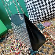 Fortok Goyard Rouette Stracture Bag in Black 25.5x10x19cm - 2