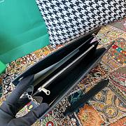 Fortok Goyard Rouette Stracture Bag in Black 25.5x10x19cm - 5