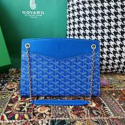 Fortok Goyard Rouette Stracture Bag in Blue 25.5x10x19cm - 1