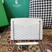Fortok Goyard Rouette Stracture Bag in White 25.5x10x19cm - 1