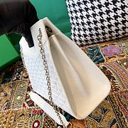 Fortok Goyard Rouette Stracture Bag in White 25.5x10x19cm - 5