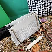 Fortok Goyard Rouette Stracture Bag in White 25.5x10x19cm - 3