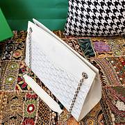 Fortok Goyard Rouette Stracture Bag in White 25.5x10x19cm - 4