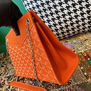 Fortok Goyard Rouette Stracture Bag in Orange 25.5x10x19cm - 3