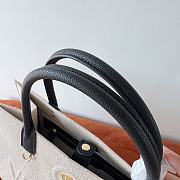 Fortok Versace La Medusa Canvas Tote Bag Natural 40x16x29cm - 2
