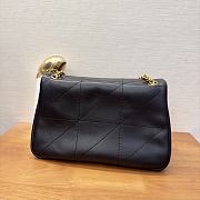 Fortok Saint Laurent Jamie Shoulder Bag Black 763475 25×16×9cm - 3