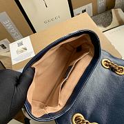 Fortok Gucci Marmont Shoulder Bag Mystic White 446744 22x13x6cm - 5