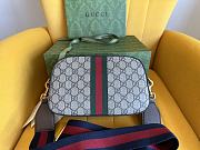 Fortok Gucci Brown Ophidia GG Small Shoulder Bag 752591 24x15x7cm  - 4