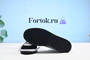 Fortok Air Jordan 1 Retro Mid Tuxedo 554724-113 Sneakers Black and White - 3