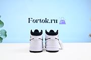Fortok Air Jordan 1 Retro Mid Tuxedo 554724-113 Sneakers Black and White - 2