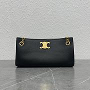 Fortok Celine Newspaper Chain Bag Black 114253 31x16x6cm - 1