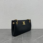Fortok Celine Newspaper Chain Bag Black 114253 31x16x6cm - 5