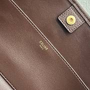 Fortok Celine Newspaper Chain Bag Brown 114253 31x16x6cm - 3