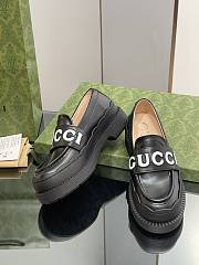 Fortok Gucci Logo Loafers Black - 2