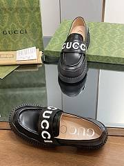 Fortok Gucci Logo Loafers Black - 3