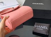 Fortok Chanel Kelly Reskin Bag Pink 16x13cm - 6