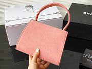 Fortok Chanel Kelly Reskin Bag Pink 16x13cm - 3