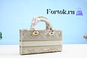 Fortok Dior Lady D-Joy Gold Embroidery Bag 26cm - 2